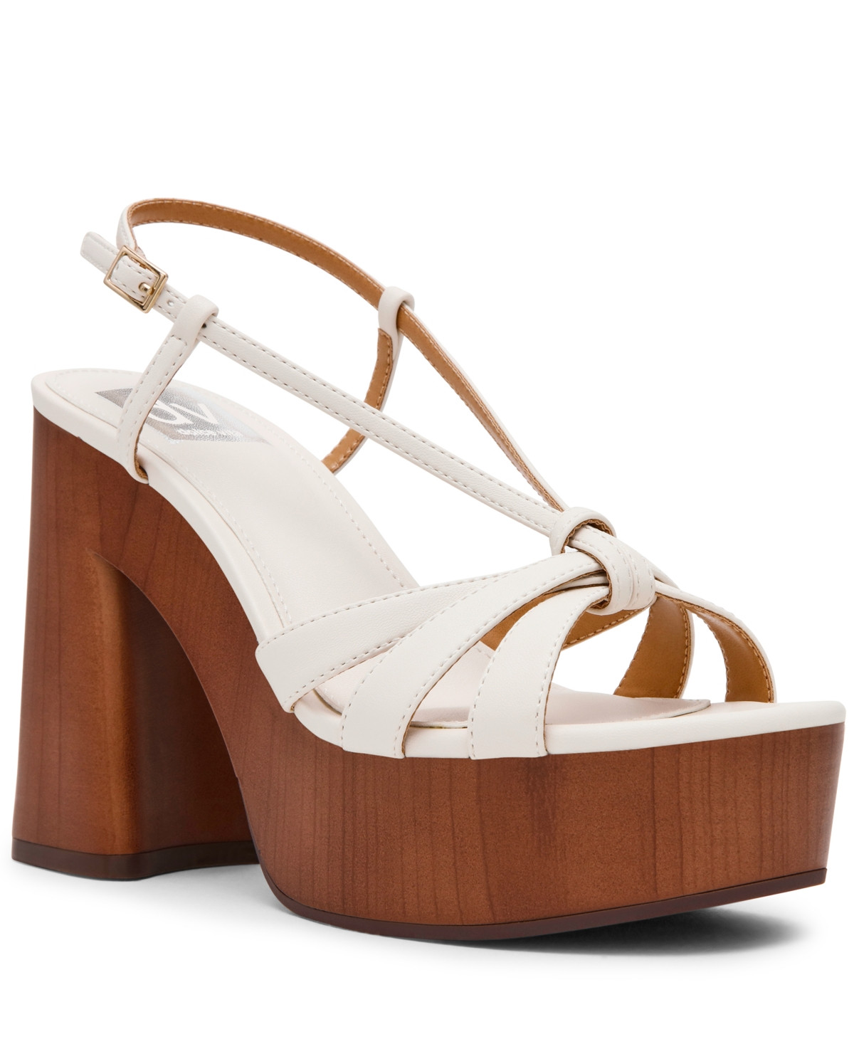 DV Dolce Vita Women's Willowmena Strappy Wooden Platform Dress Sandals - Macy's | Macy's