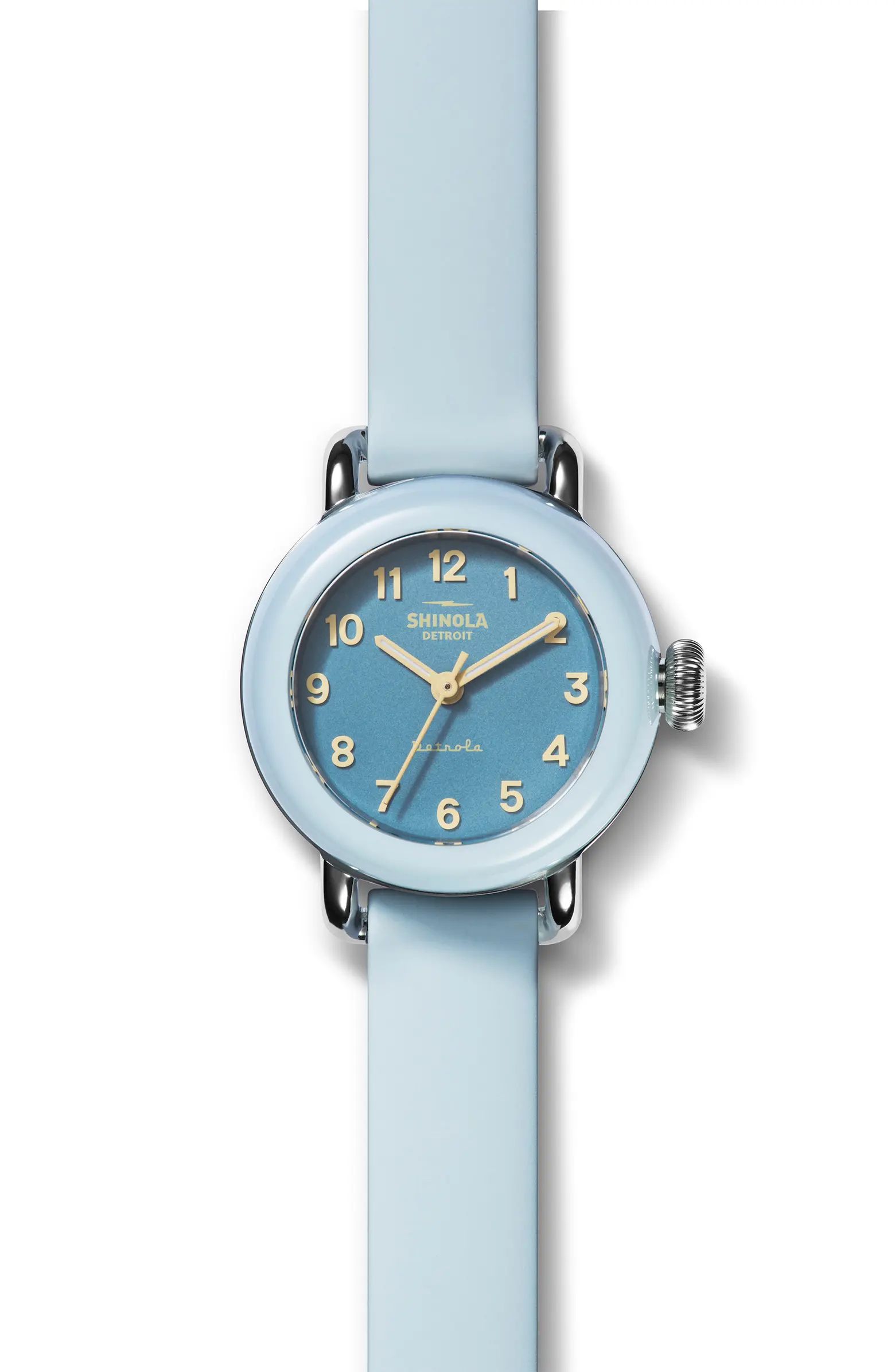 Shinola Detrola Pee Wee Silicone Strap Watch, 25mm | Nordstrom | Nordstrom