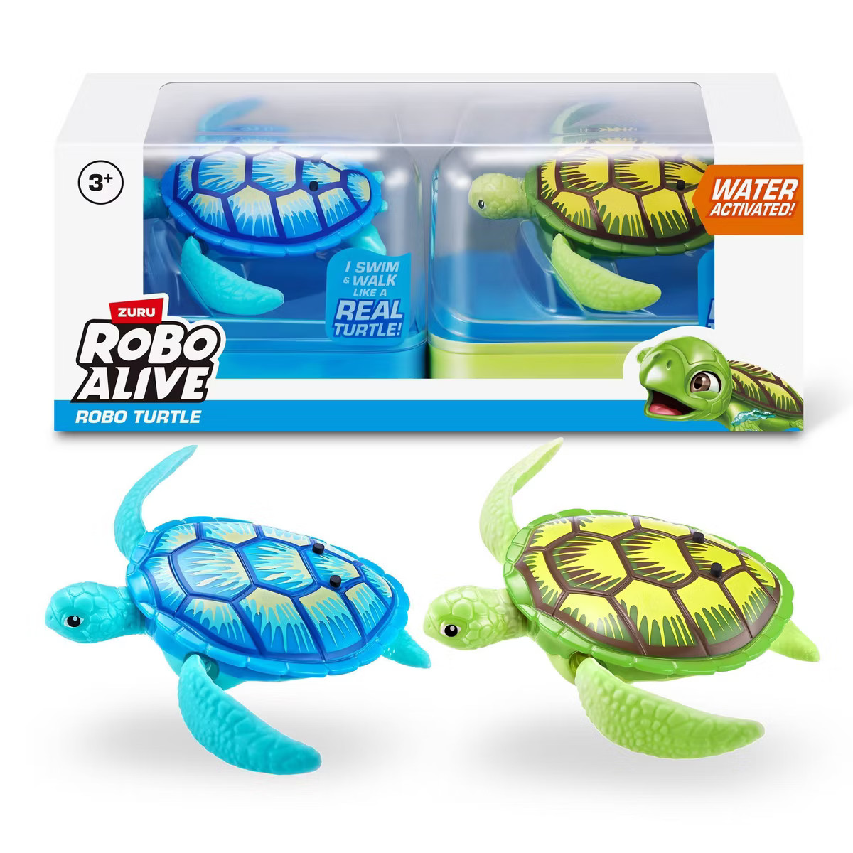 Robo Alive 2pk Robo Turtle Animal Figure | Target