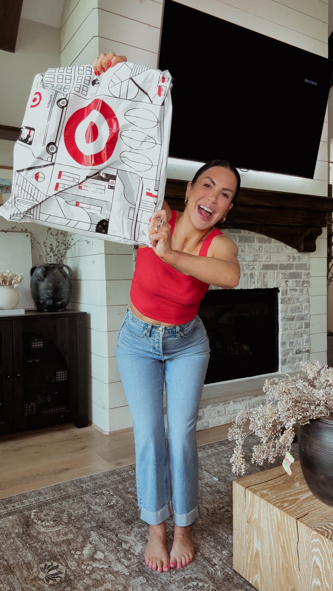 Just “browsing” the Target sale… and then this happened.
Did you grab anything from the sale?
Drop your faves so we can “browse” some more together.
Sizing: I’m 5’6” 1/2 
1. Midi a-line dress: (s) 
2. Rib knit dress: (s) 
3. Jockey shorts: (m)
4. Dark teal top: (m)
5. Ankle cuff jeans: (6) size up 1
6. Scoop tank: (s) cherry 
7. Seamless tanks: (s) blue + red
8. Pajama pants:(m)
9. Graphic tee: (xl)
10. Seamless striped tank with support: (s)
11. Boxer shorts: (m)

#targetfinds #targethaul #whatiorderedvswhatigot #targetstyle #budgetfriendlyfashion #affordablefinds #targetmusthaves #trendyfinds #shoppinghaul #reelstyle 

#LTKStyleTip #LTKWatchNow #LTKSeasonal