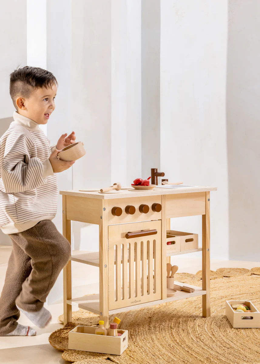 Mini Wooden Play Kitchen | Coco Village