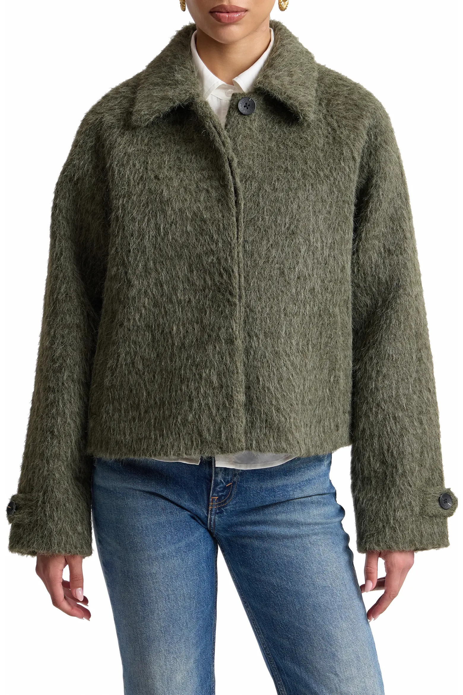 Crop Woolly Jacket (Women) | Nordstrom | Nordstrom
