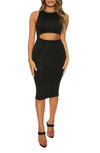 Click for more info about Cutout Sleeveless Midi Dress