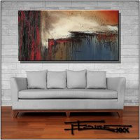 Abstract Canvas Painting, Modern Wall Art, Huge 60 X 30 Inch, Ready To Hang | Etsy (US)