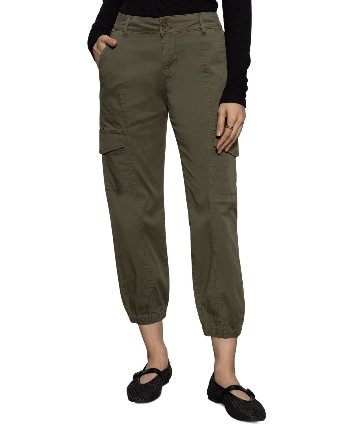 Sanctuary Rebel Cargo Pants - Hiker Green | Macy's