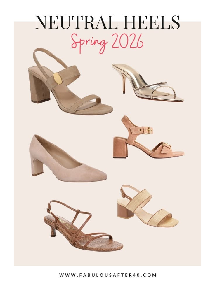 Spring 2026 mood: neutral heels, endless possibilities. 🌸 They go with everything, elevate every outfit, and somehow make even jeans feel polished. Who knew simple could feel so chic? #SpringStyle #NeutralHeels #EffortlessChic

#LTKOver40 #LTKSeasonal #LTKootd