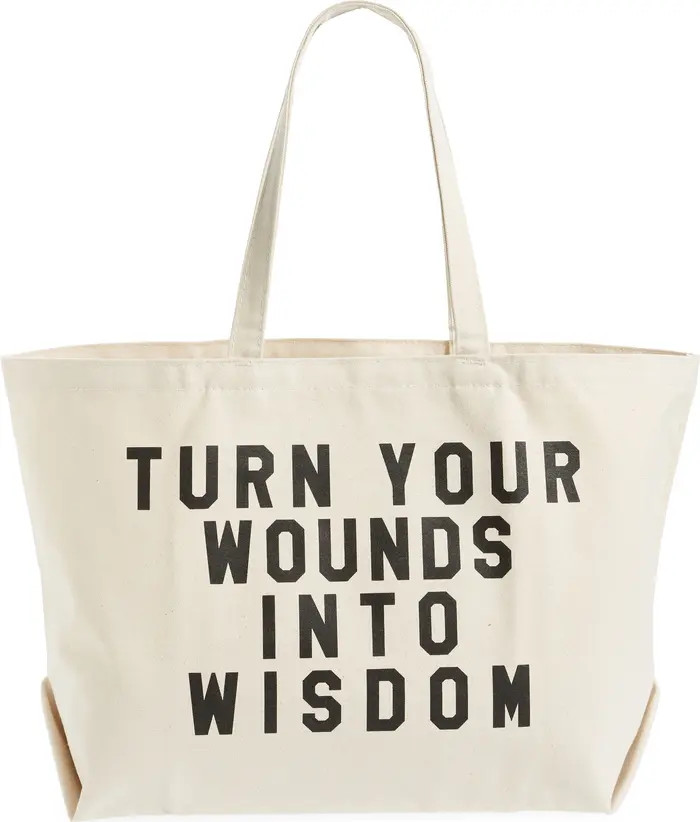 Turn Your Wounds into Wisdom Canvas Tote | Nordstrom