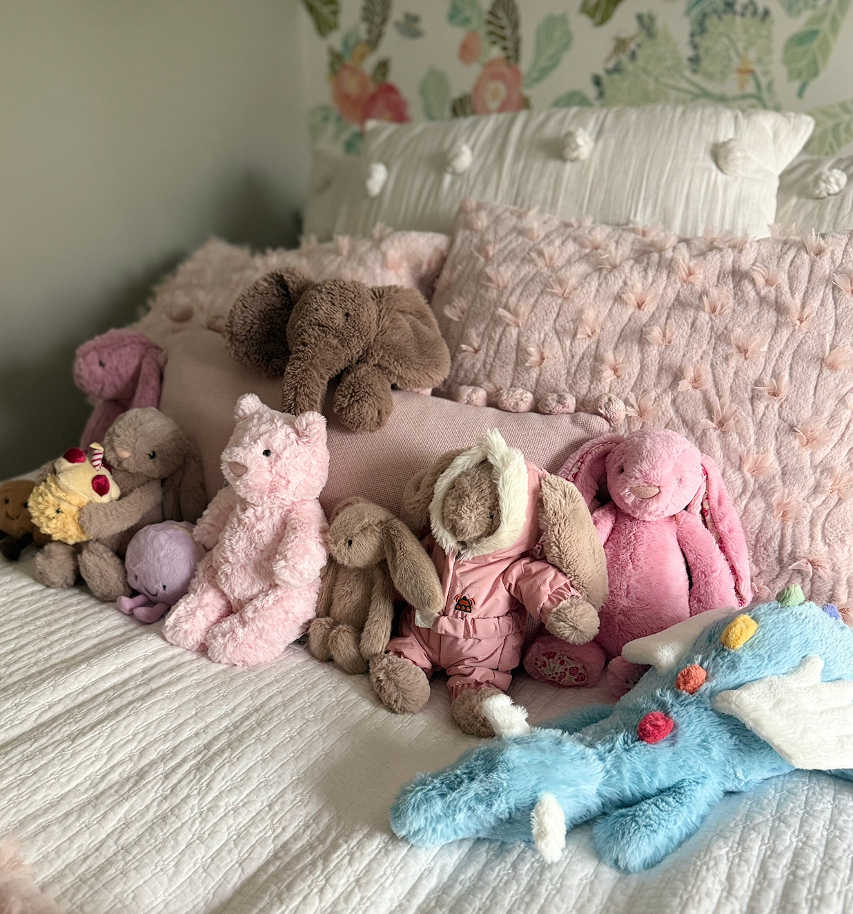Lucy's Jellycat collection 

 