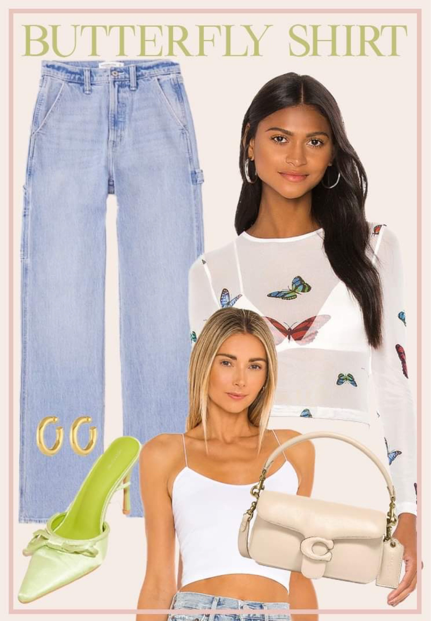 How I would style this cute mesh butterfly shirt!

#LTKsalealert #LTKSale #LTKshoecrush