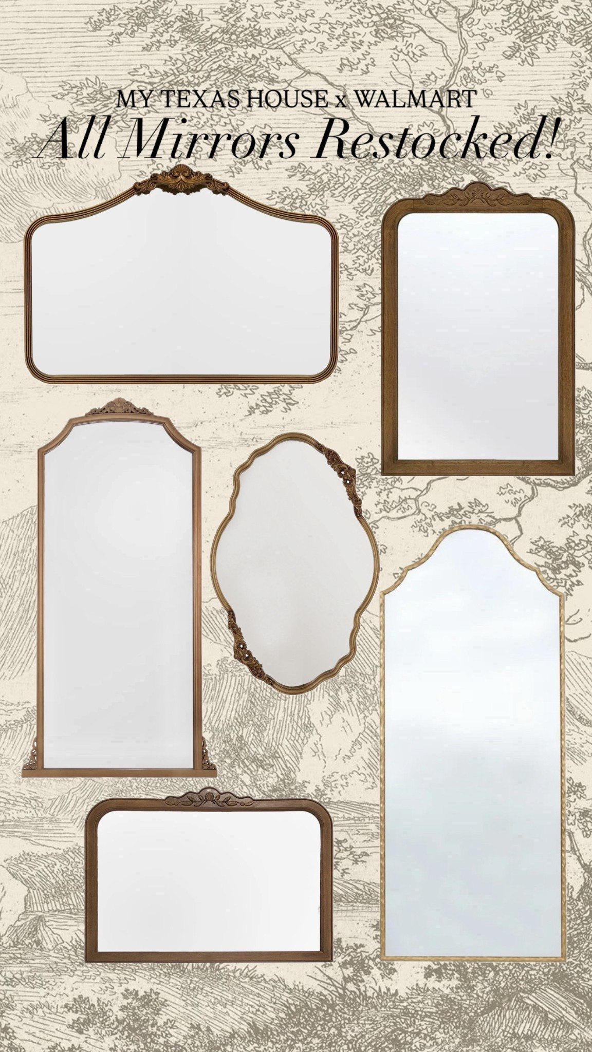 All our mirrors have restocked! 

#LTKHome #LTKSeasonal