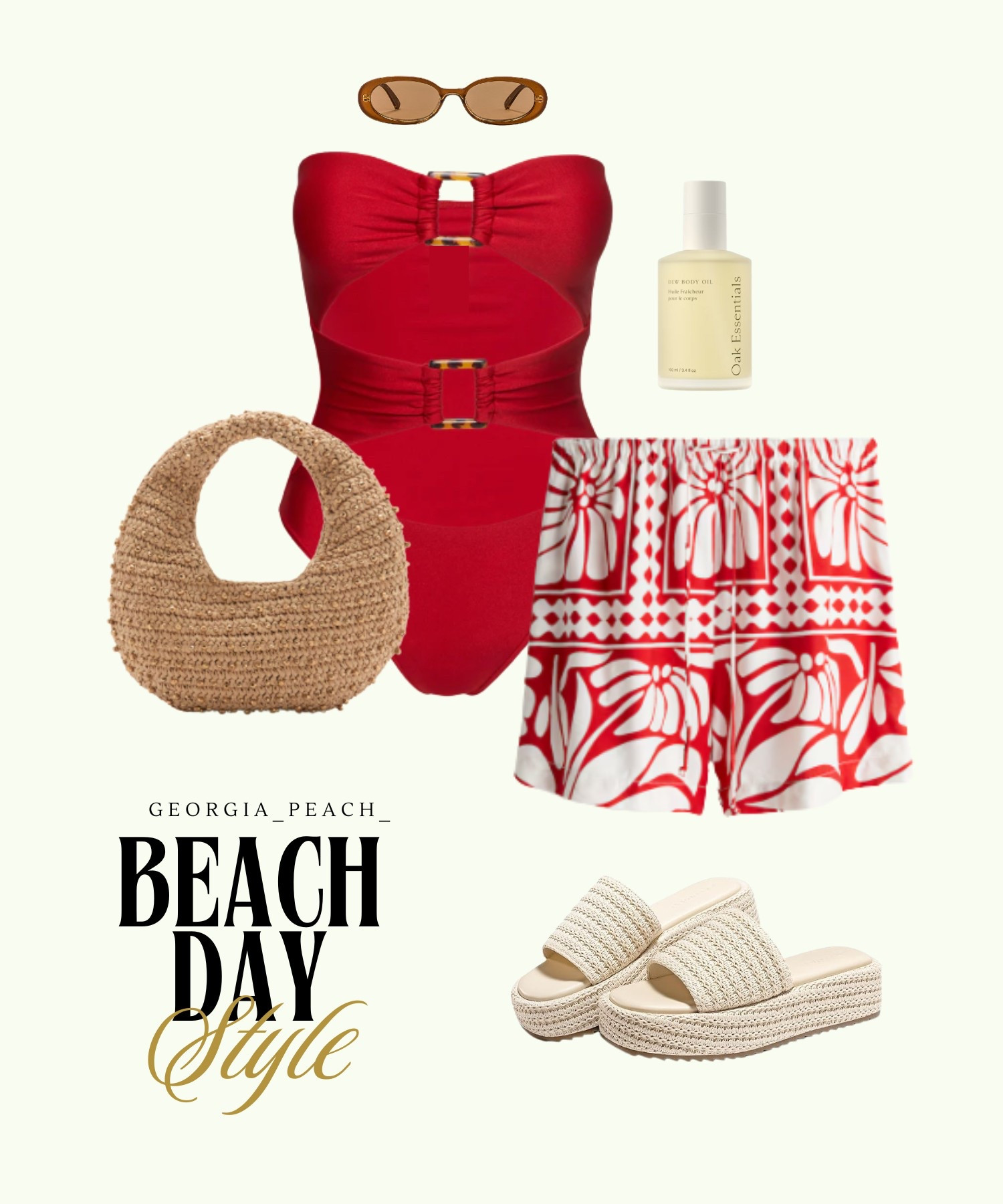 Beach Day Outfit | Summer Vacation Style Inspo #beachoutfit #beachoutfit #vacationstyle #vacationoutfit #outfitinspo #outfitideas #styleinspo #styledlook #swimwearoutfit #swimwear #summerstyle #summeroutfit #poolpartyoutfit #styledoutfit #redswimwear #beachystyle 

#LTKTravel #LTKFindsUnder100 #LTKStyleTip