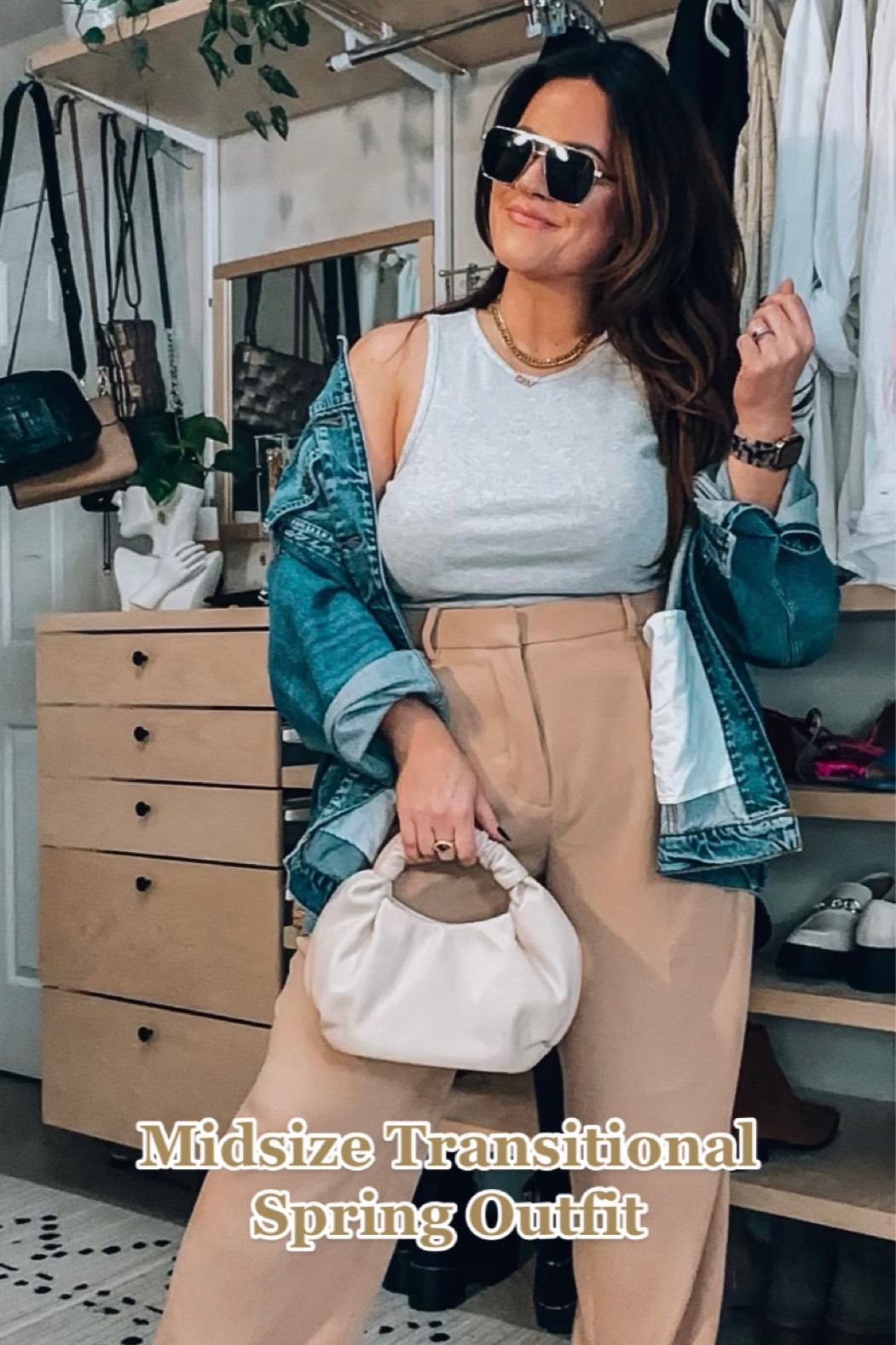Midsize transitional spring outfit inspo - size 14 outfit idea - curvy girl spring outfit 

#LTKstyletip #LTKSeasonal #LTKcurves
