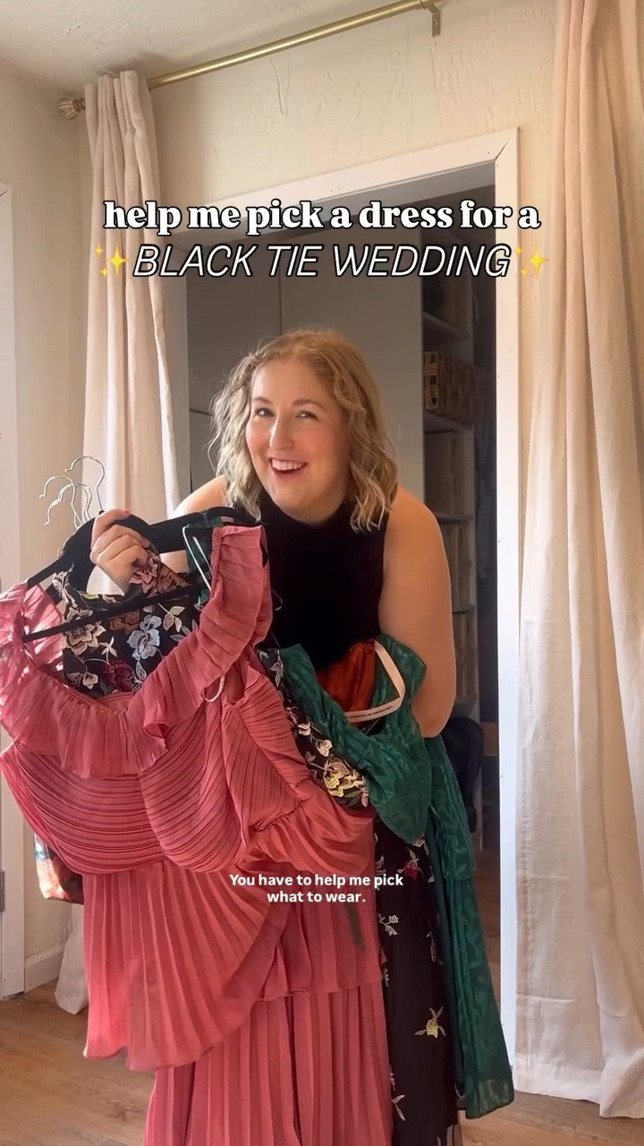 Formal wedding guest dresses on a size 18! I’m in between XXL and 1X at Lulus and I’m wearing XL from Old Navy! 

#LTKMidsize #LTKWedding #LTKPlusSize