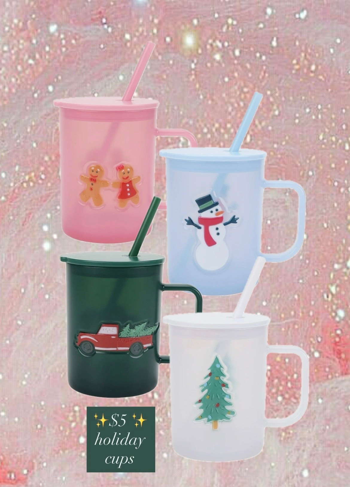 Walmart has dropped the cutest holiday cups for only $5! Definitely grabbing these for my kids.. would also be cute for a holiday party! 

Also linked some other holiday cups- perfect for iced coffee and a cute holiday mug gingerbread set

Christmas 
Mugs 

#LTKSeasonal #LTKKids #LTKHome