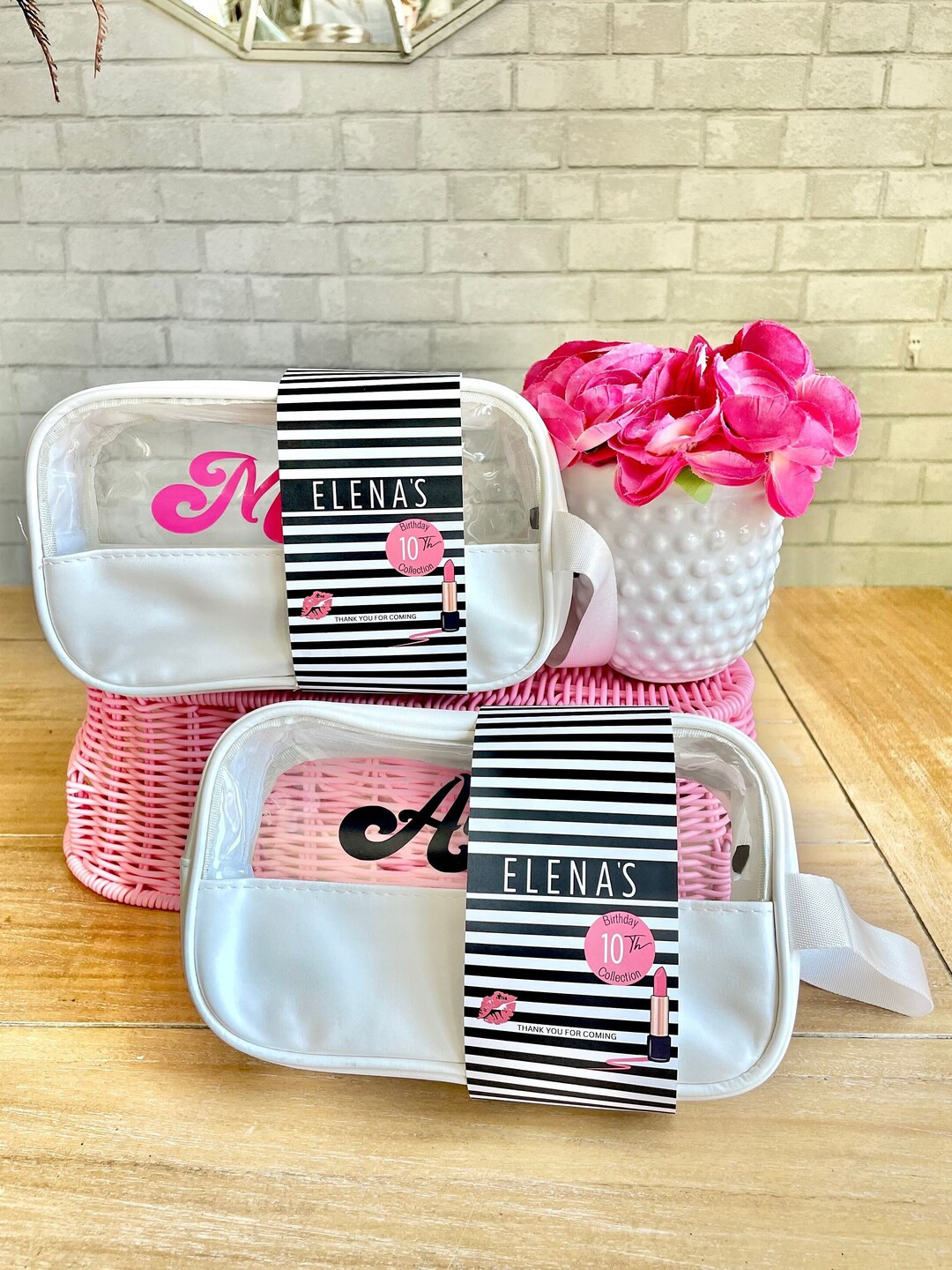 Make up party favor bag - Skincare Party favor bag - Glam Party Favor bag - Spa Party Kit Favor | Etsy (US)