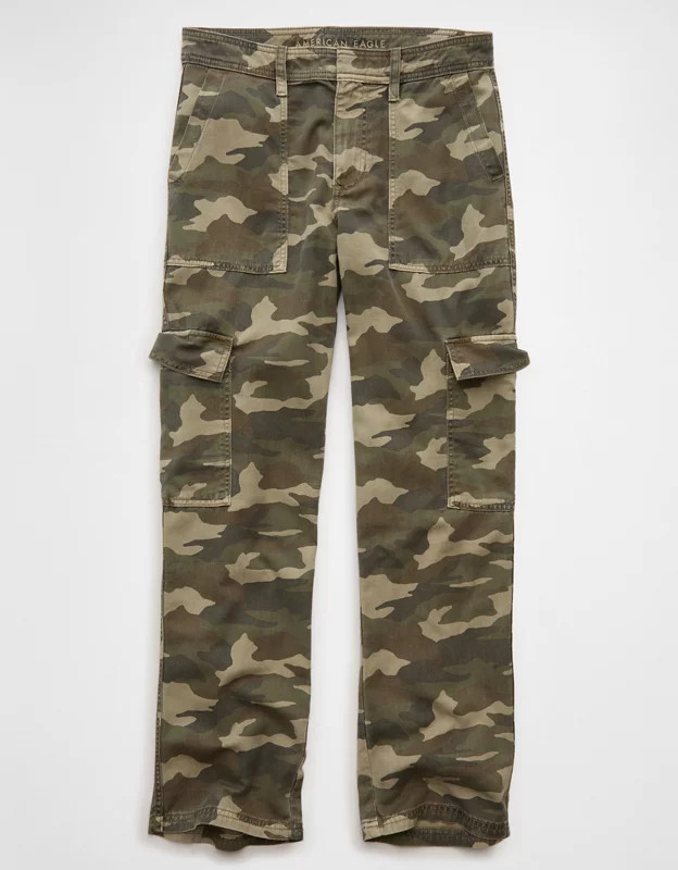 AE Low-Rise Cargo Straight Utility Pant | American Eagle Outfitters (US & CA)