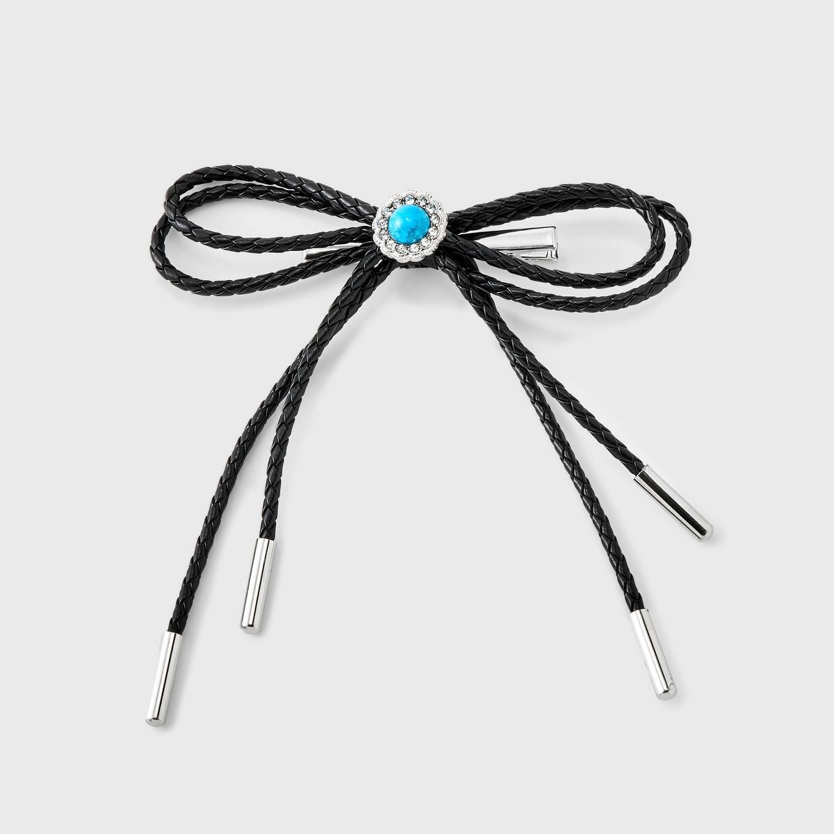 Bolo Bow Hair Barrette with Stone - Wild Fable™ Black | Target