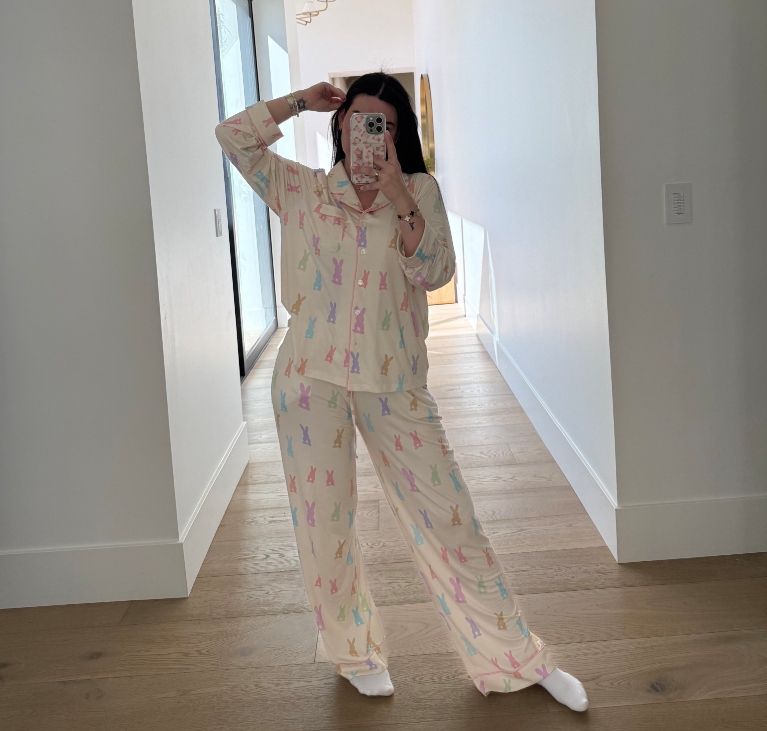 Cutest Easter pjs I've ever seen! Use code krystiana10 to save.! 

#LTKdayinmylife #LTKmomlife #LTKSeasonal