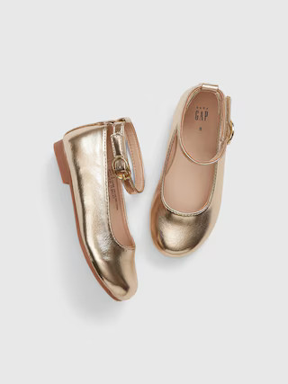 Toddler Metallic Ballet Flats | Gap (US)