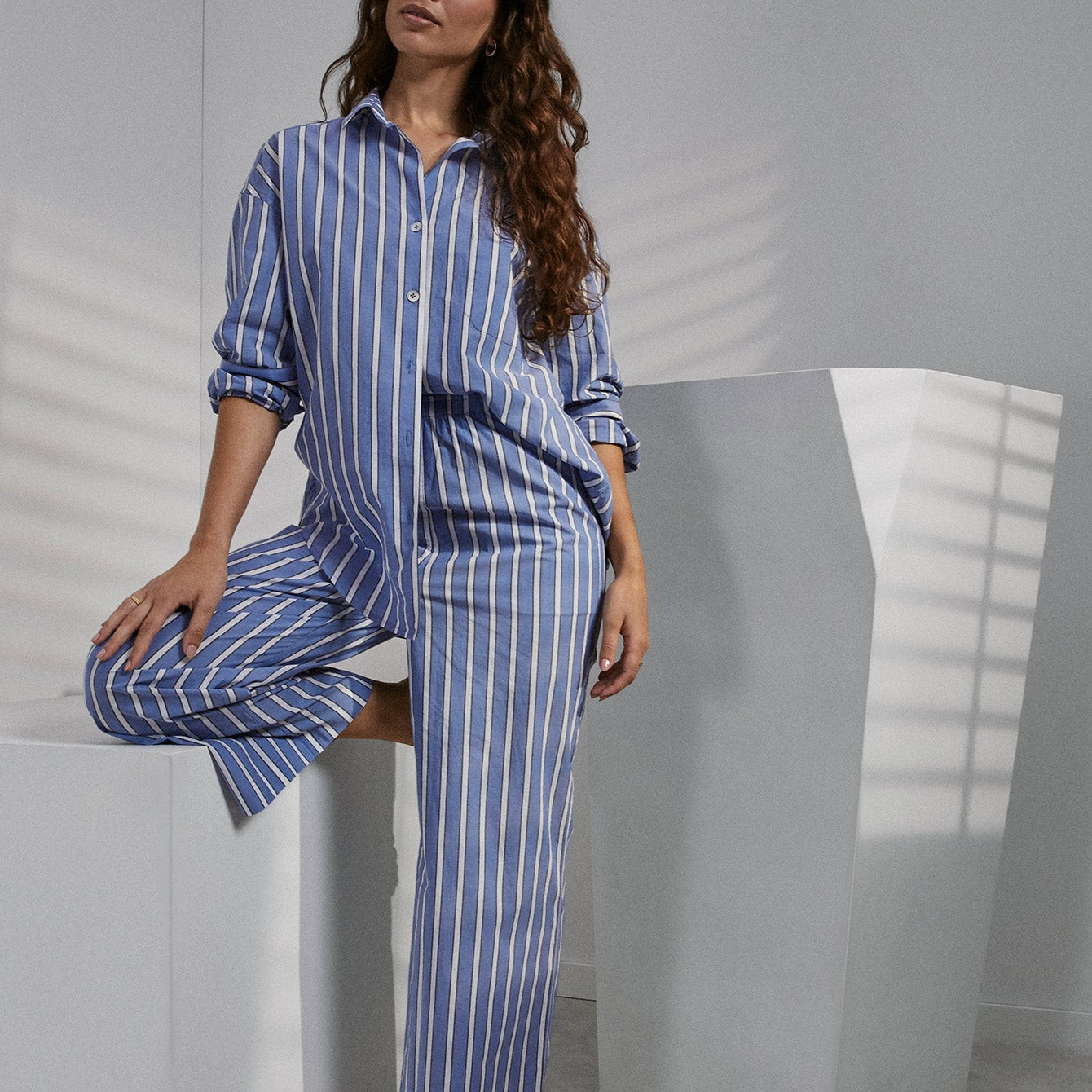 Airy Cotton Long Sleeve Set | Lunya