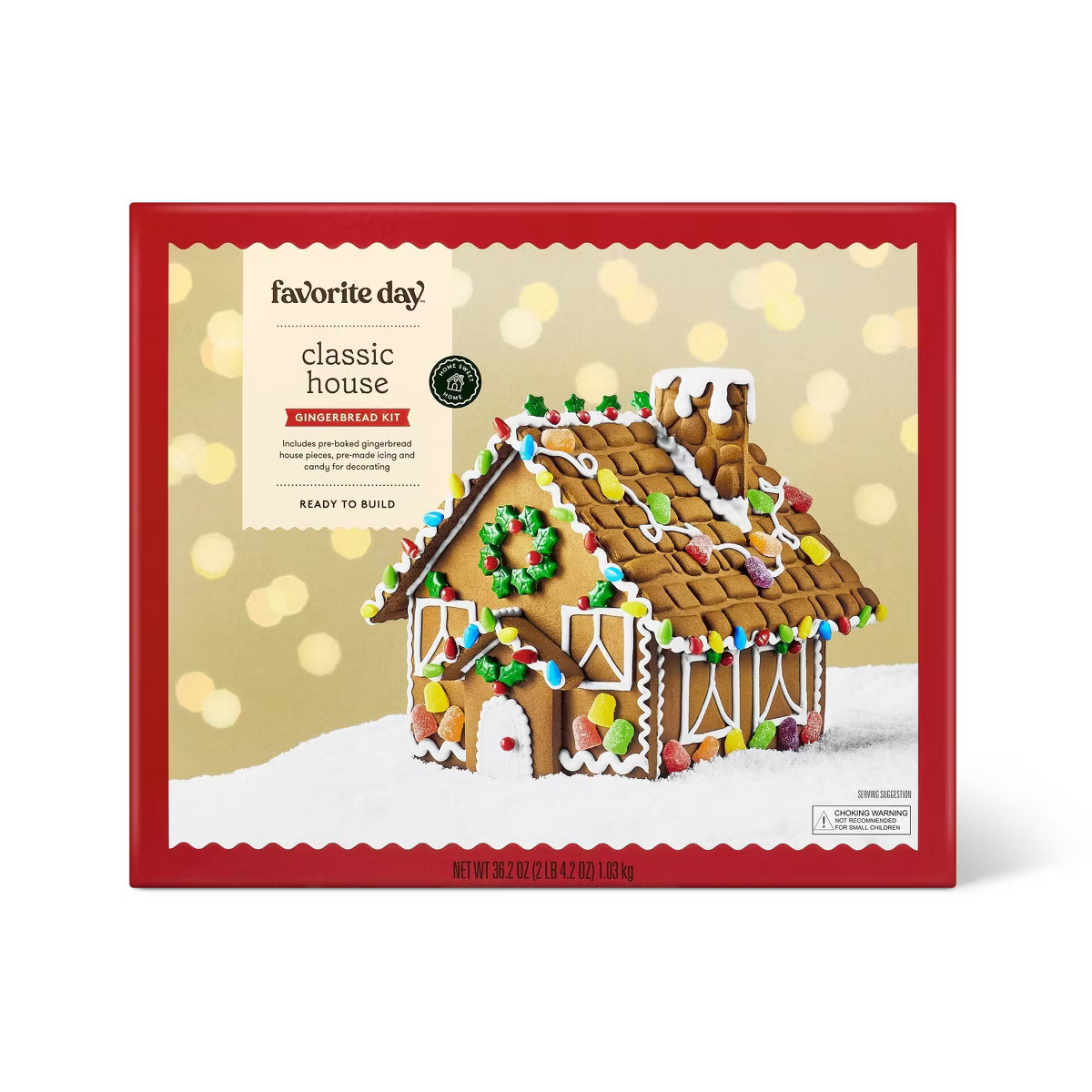 Christmas Classic House Gingerbread House Kit - 36.2oz - Favorite Day™ | Target