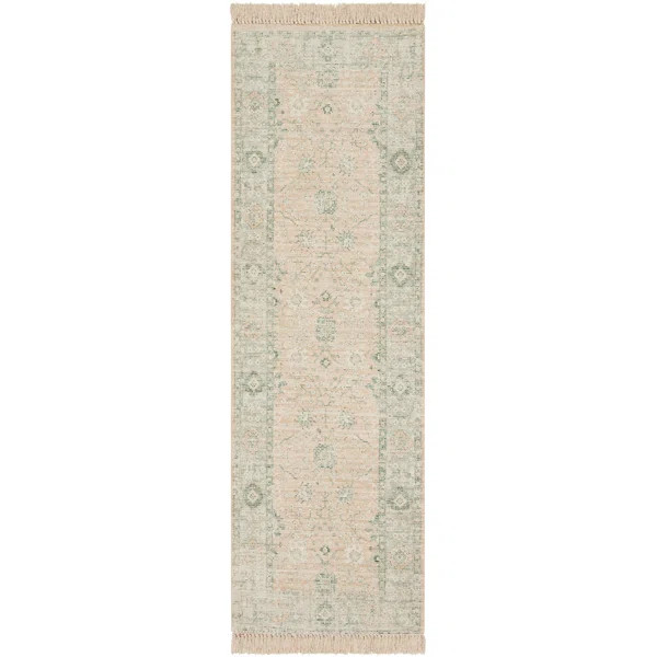 Wensley Oriental Flatweave Camel/Sage Area Rug | Wayfair North America