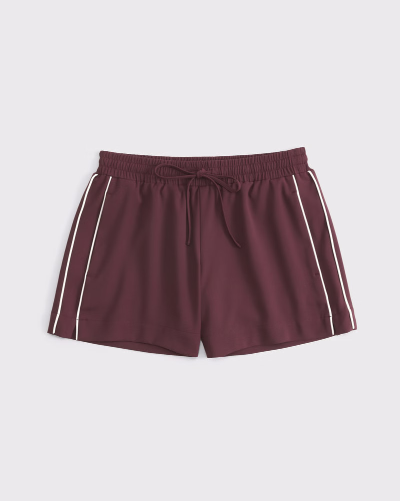 Mid Rise Track Short | Abercrombie & Fitch (US)
