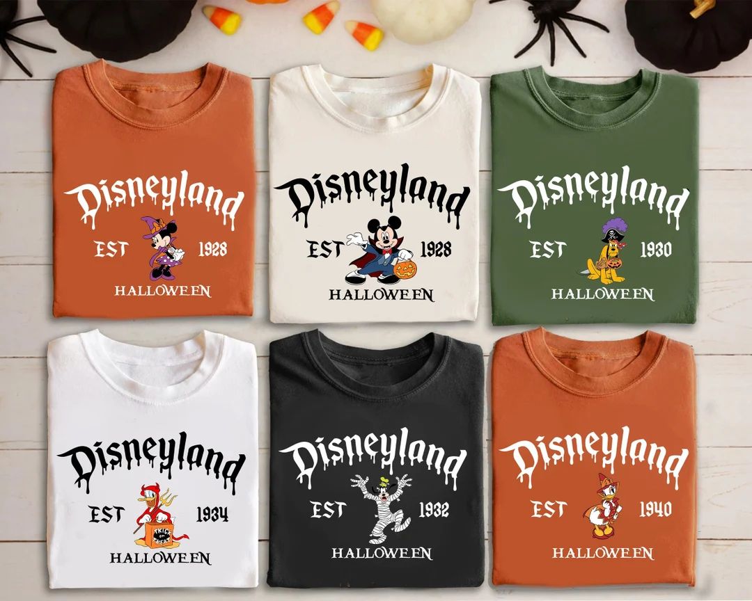 Disneyland Family Halloween Sweatshirt, Mickey Halloween Shirt, Disney Vacation, Halloween 2023, ... | Etsy (US)