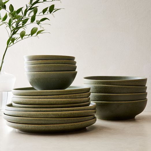 Kanto Stoneware Dinnerware (Set of 16) | West Elm (US)