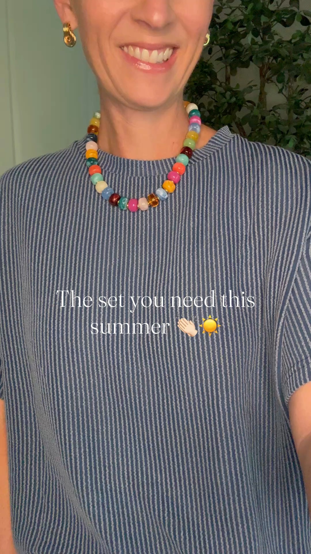 Loving this set for summer! I’m wearing a medium.

#LTKootd #LTKOver40 #LTKSeasonal