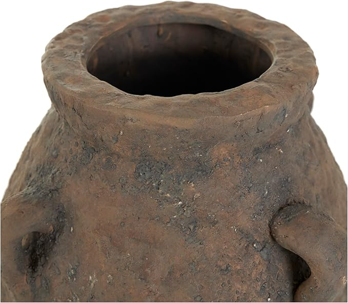 Deco 79 Ceramic Handmade Decorative Vase Textured Centerpiece Vase with Handles, Flower Vase for ... | Amazon (US)