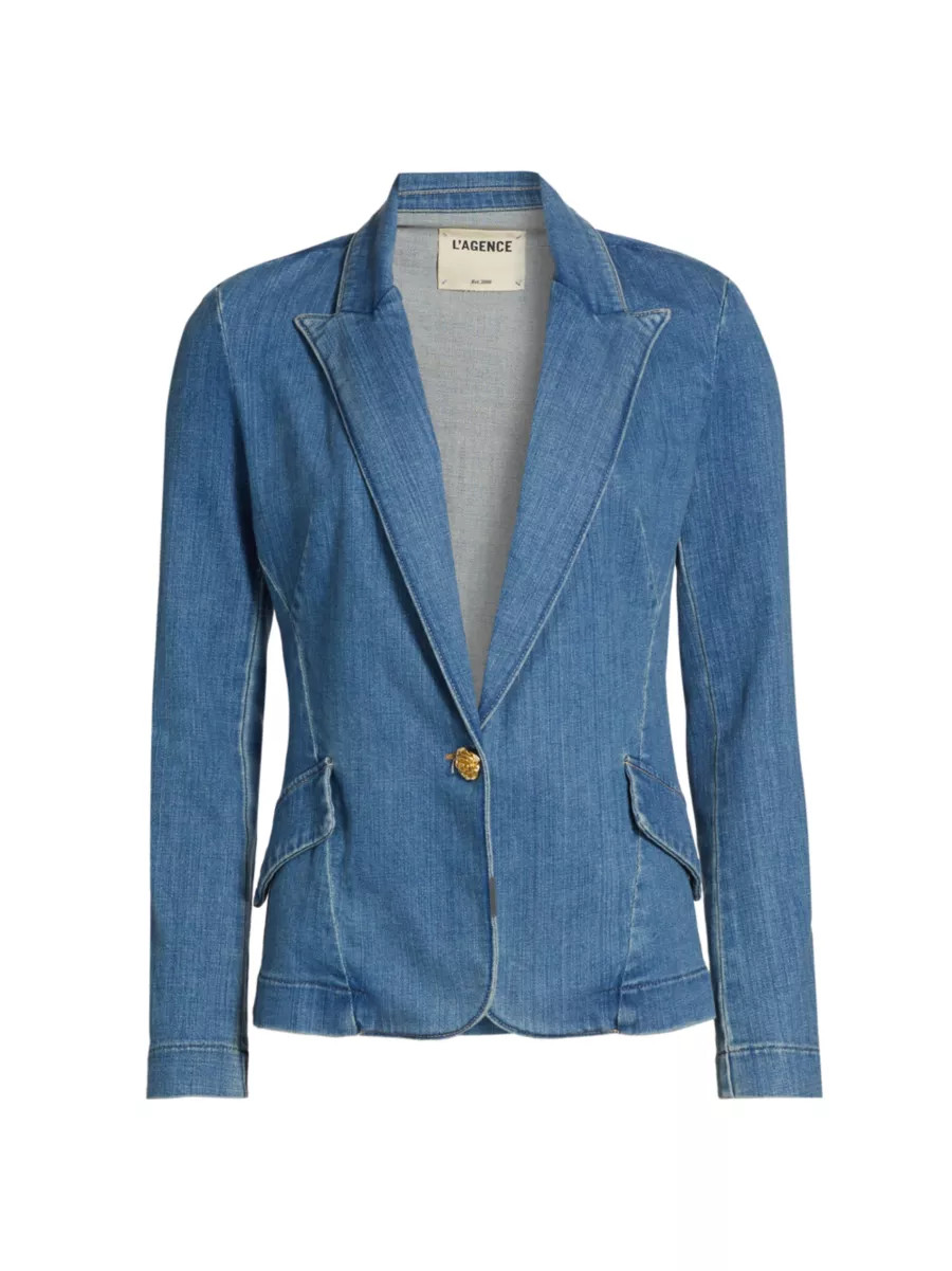 Baldwin Denim Single-Breasted Blazer | Saks Fifth Avenue