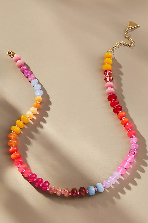 Rainbow Stone Necklace | Anthropologie (US)