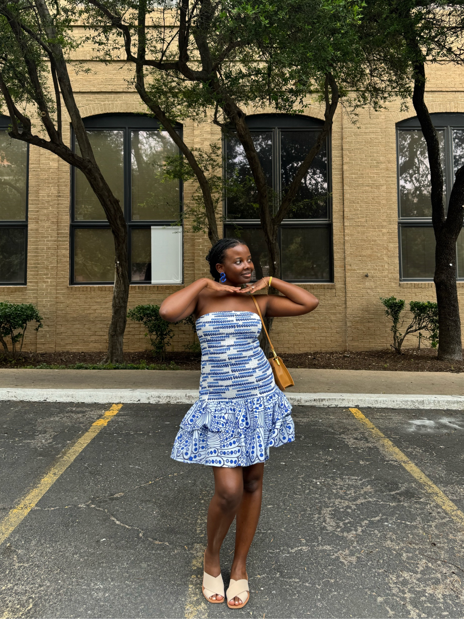 Flattering low waist blue dress. This is such a compliment getter and it’s super fun and comfortable for vacation. It can be dressed up or down.

#LTKFindsUnder50 #LTKHoliday #LTKStyleTip