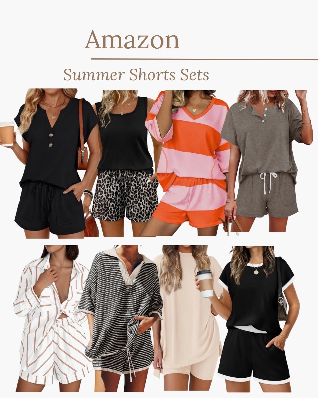 Amazon summer shorts sets!

#LTKgrwm #LTKootd #LTKmorningroutine