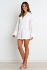 Becky Playsuit - White | Petal & Pup (US)