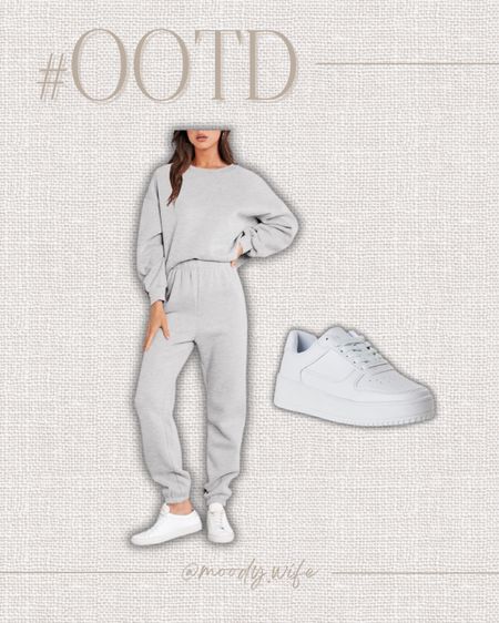 grey sweatsuit // amazon sweatsuit // white sneakers // comfy outfit // mom outfit // amazon favorites // amazon fashion // amazon style 

#LTKstyletip #LTKfindsunder50