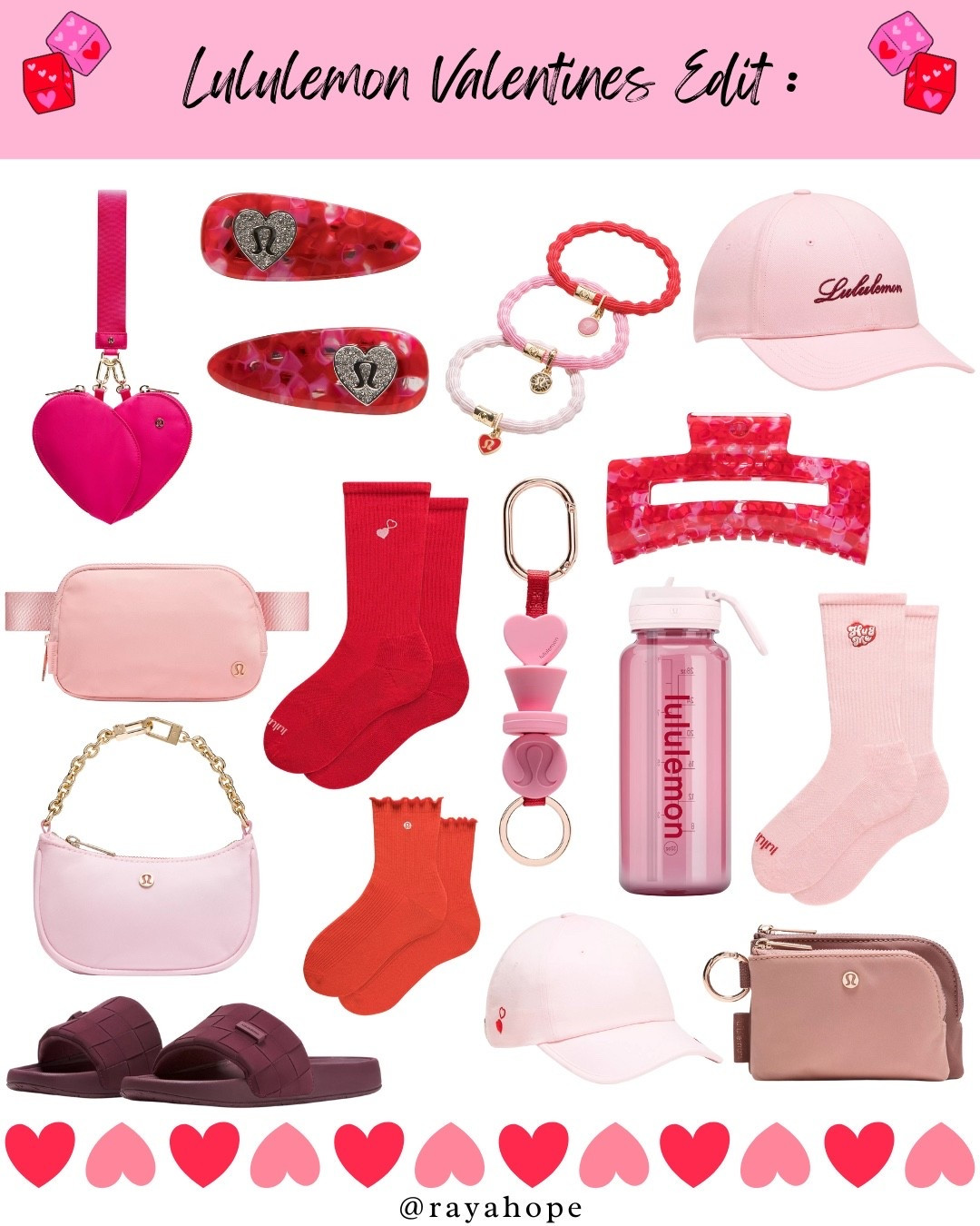 Lululemon Valentines Edit / Valentines Day Gifts / Valentines Day Accessories / Lululemon Valentines Day

#LTKSeasonal #LTKValentine #LTKfitnessgoals
