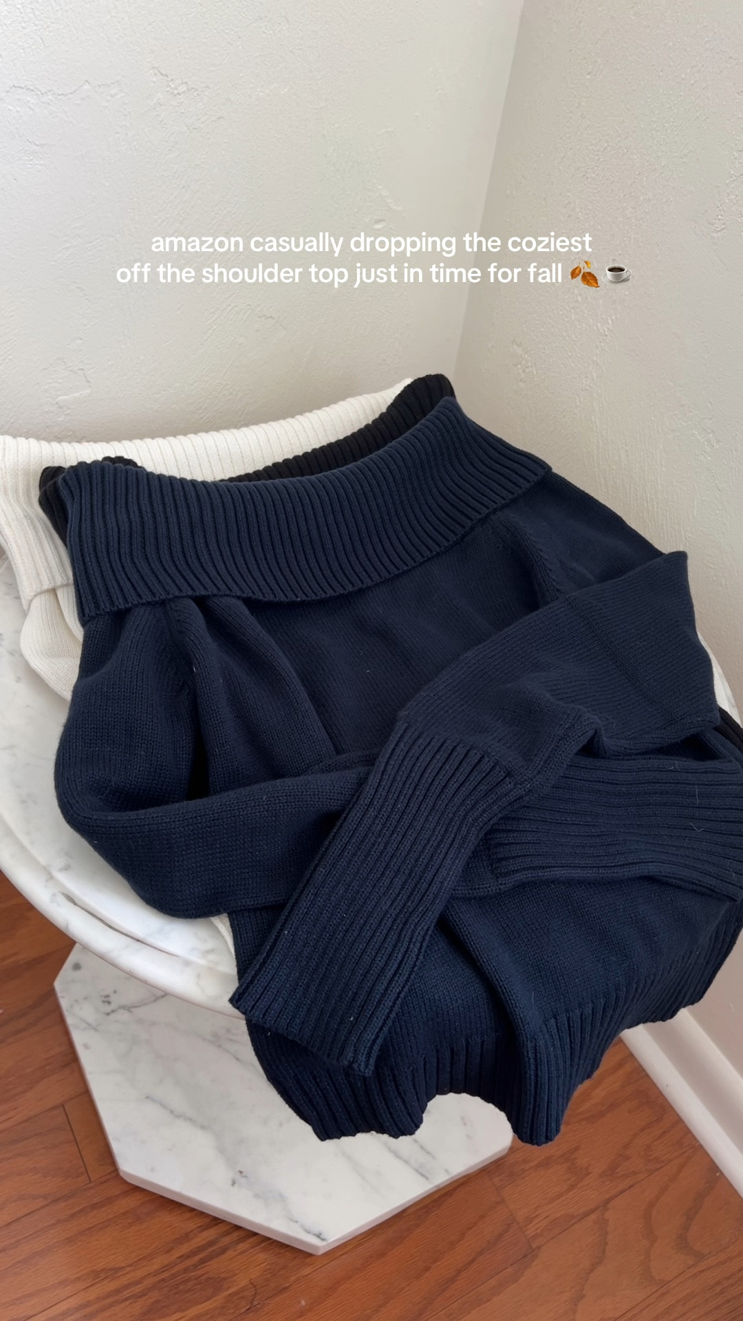 Off the shoulder cotton long sleeve for fall 

#LTKSeasonal #LTKFindsUnder50