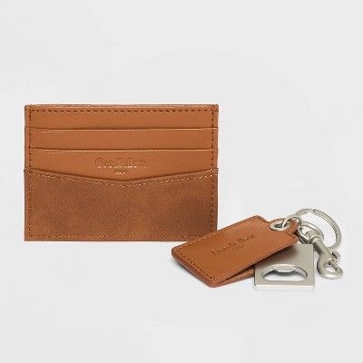 Men's Nubuck Card Case with Key Fob - Goodfellow & Co™ | Target
