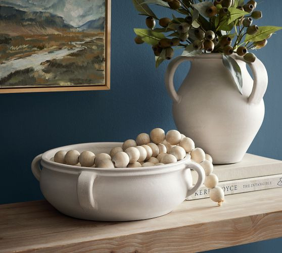 Small Joshua Handcrafted Ceramic Vase - 9.5"H | Pottery Barn (US)