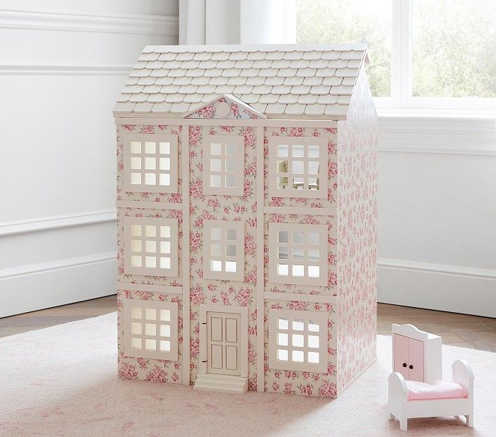 LoveShackFancy Antoinette Floral Dollhouse | Pottery Barn Kids