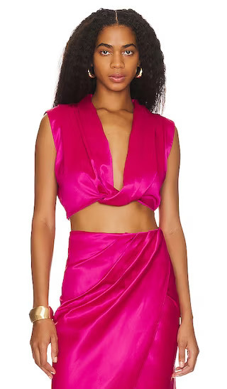 Lisa Top in Berry | Revolve Clothing (Global)