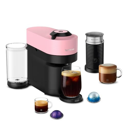 Nespresso Vertuo Pop+ Coffee and Espresso Maker by De'Longhi with Milk Frother, Candy Pink | Amazon (US)