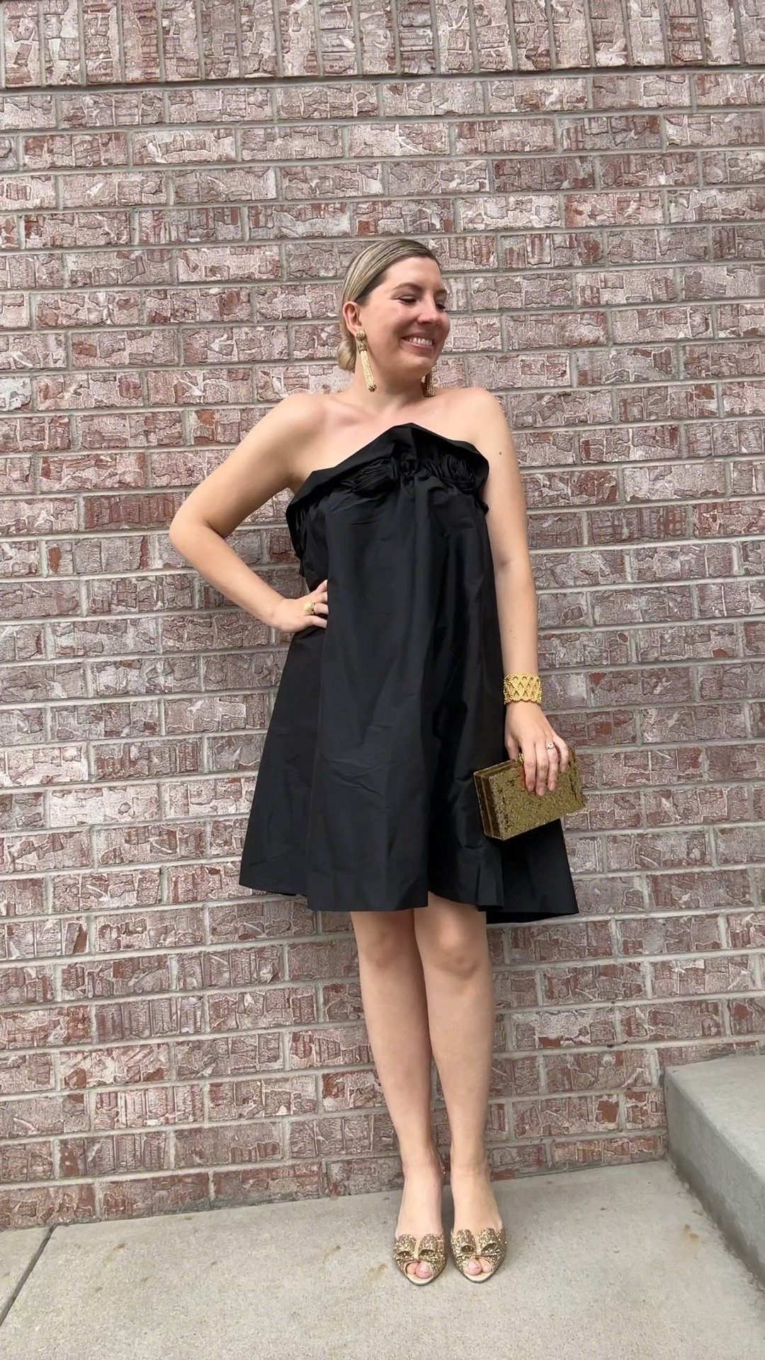 I LOVE this brand but it is pricey (worth the splurge if you find a sale or second hand piece for sure!) but I cannot resist it - so I rent!

Bernadette makes gorgeous, fun, and feminine pieces that fit true to size and are really wearable while being eye-catching. Several items are currently available for rent from  Rent The Runway - linked for you today! I have worn all 3 and would highly recommend. All fit true to size for me.

Dress - Bernadette (linked)
Shoes - Kate Spade 
Clutch - from my old boutique (similar linked)
Earrings - ? (Similar linked)

#LTKHoliday #LTKSeasonal #LTKWatchNow