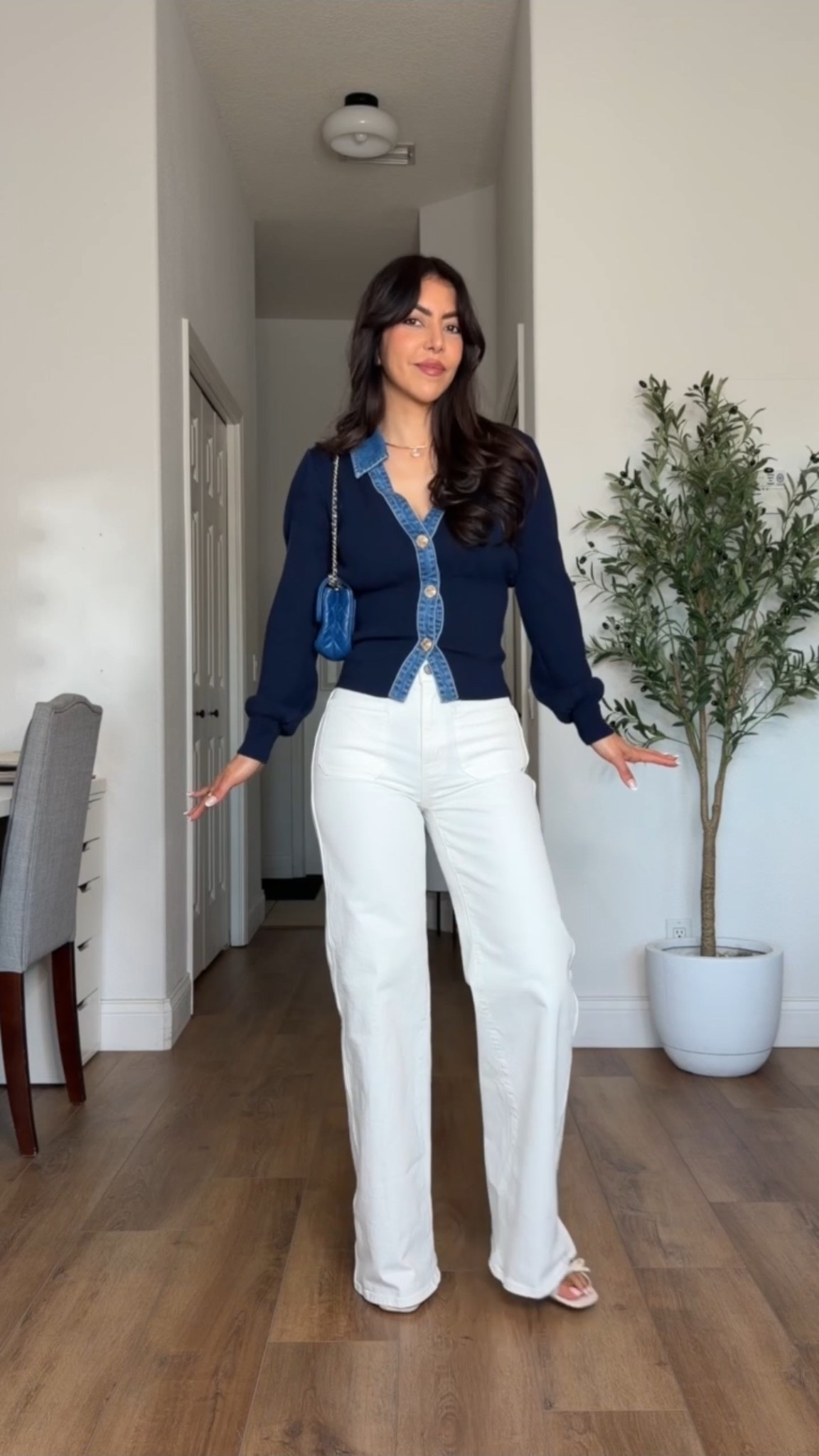 Elevated casual Spring outfit with white jeans from J.Crew!

White denim trousers - wearing a size 25, but need to size up to a 26 for a little more stretch

White jeans outfit,  J.Crew jeans, Spring outfit, date night outfit, how to style white jeans, casual outfit ideas

#LTKootd #LTKgrwm #LTKSeasonal