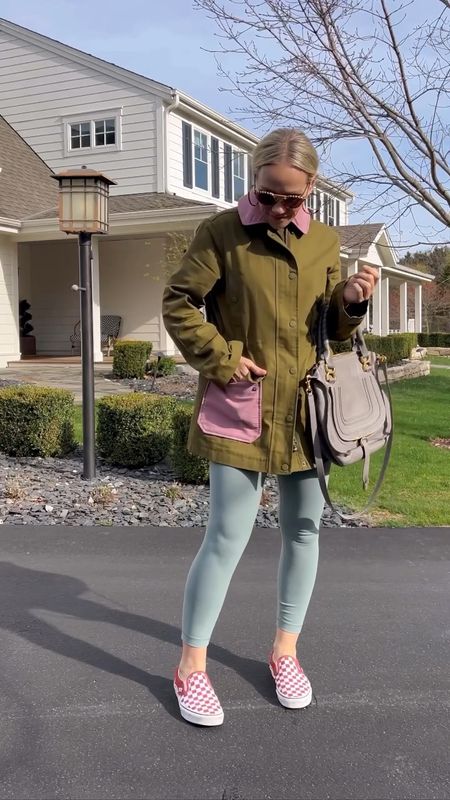 Weekend casual spring outfit in my favorite leggings and easy barn jacket with the perfect pink and green mix. Slip on sneakers and Chloe bag finish the look. 

See more everyday casual outfits over on CLAIRELATELY.com 

#LTKfindsunder100 #LTKstyletip #LTKVideo