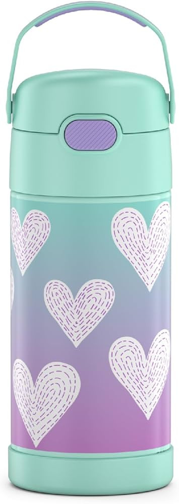 THERMOS FUNTAINER Water Bottle with Straw - 12 Ounce - Kids Stainless Steel Vacuum Insulated Wate... | Amazon (US)
