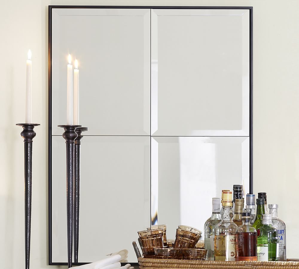 Brinkley Paneled Accent Mirror | Pottery Barn (US)