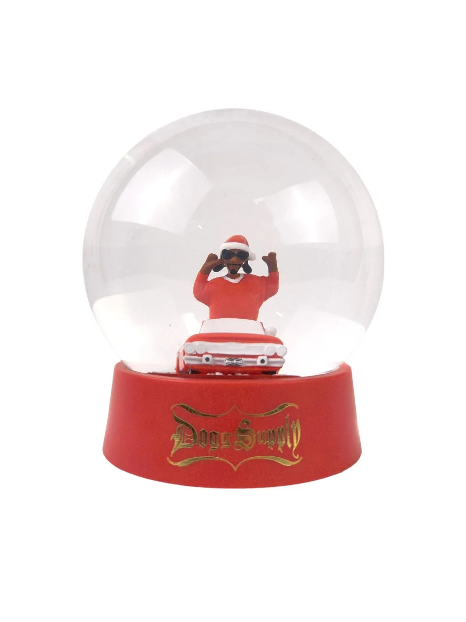 Snoop Dogg Red Car Glass Snow Globe, 4", 1.7 lb | Walmart (US)